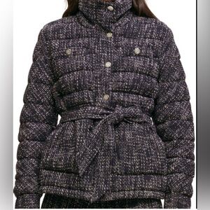 Maje Black and White Coat